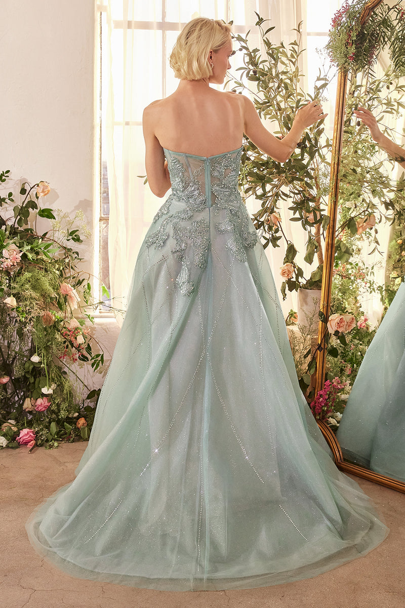 Andrea & Leo Couture A1387_SAGE_back