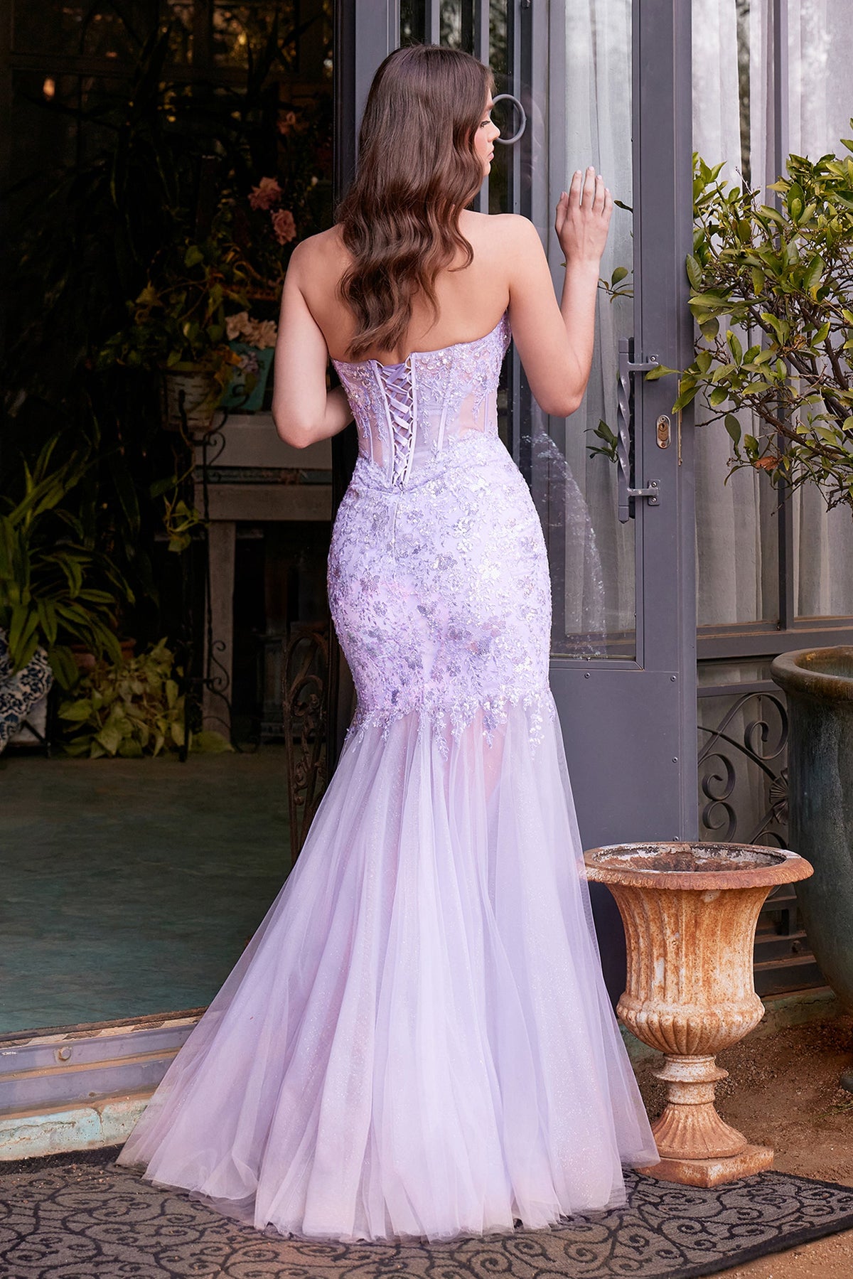 Andrea & Leo Couture A1388_LAVENDER_back