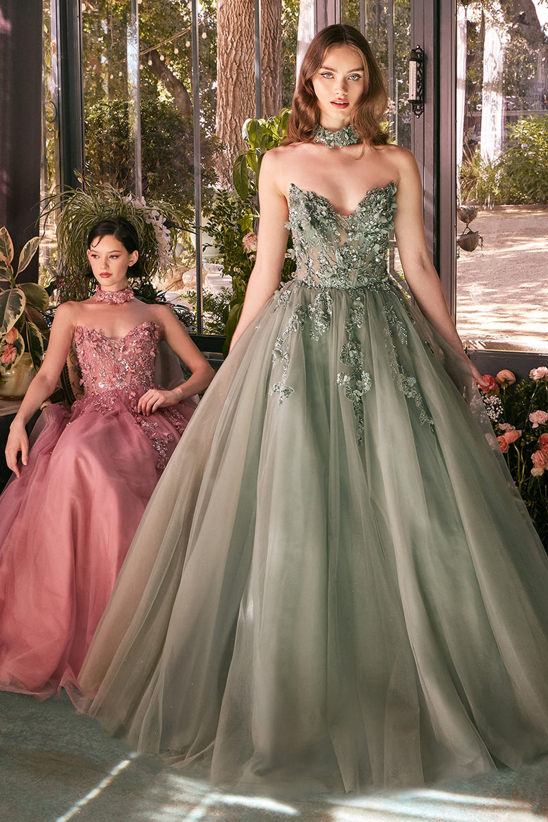Andrea & Leo Couture A1399_DARK--SAGE_DUSTY--ROSE_2