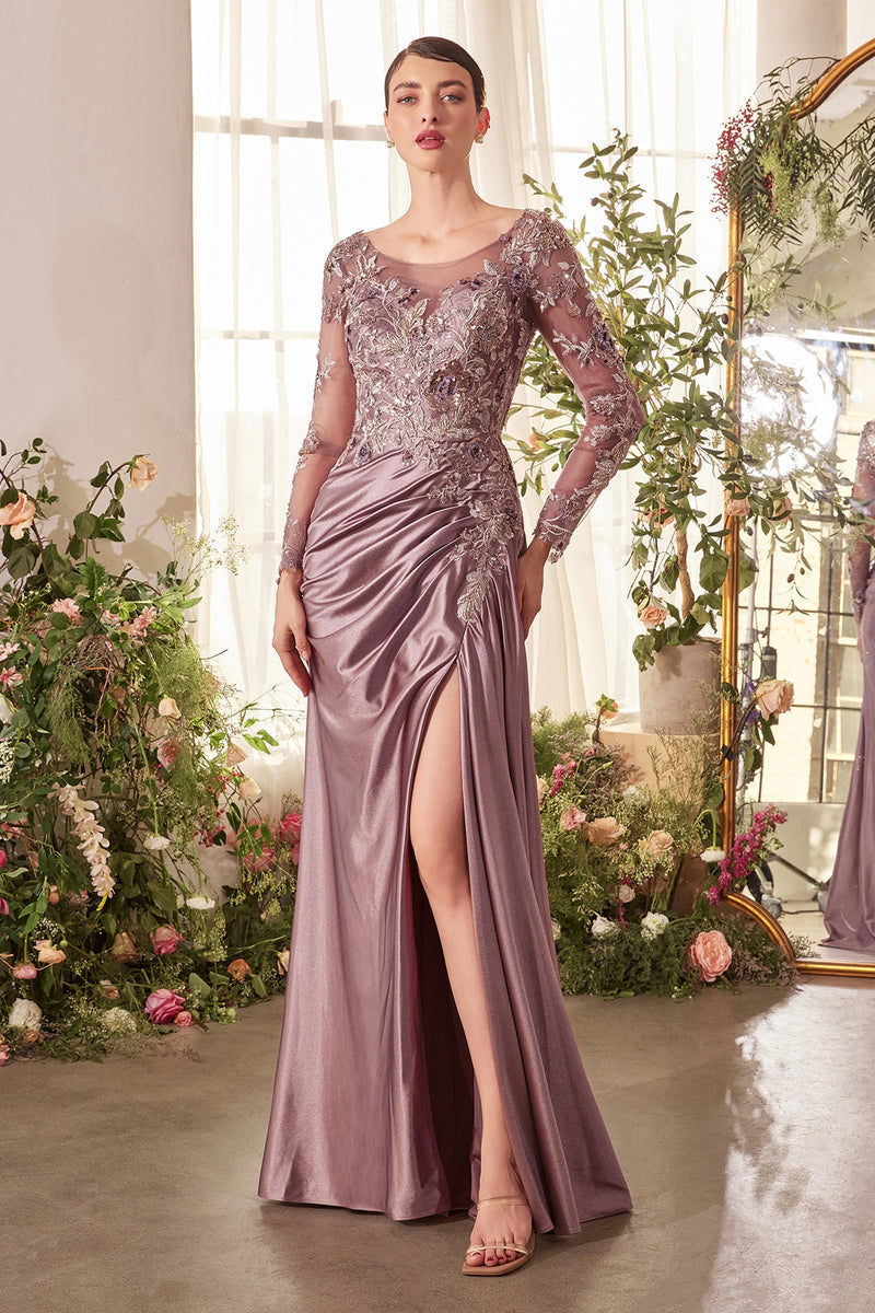 Andrea & Leo Couture A1403_DUSTY--LAVENDER_front