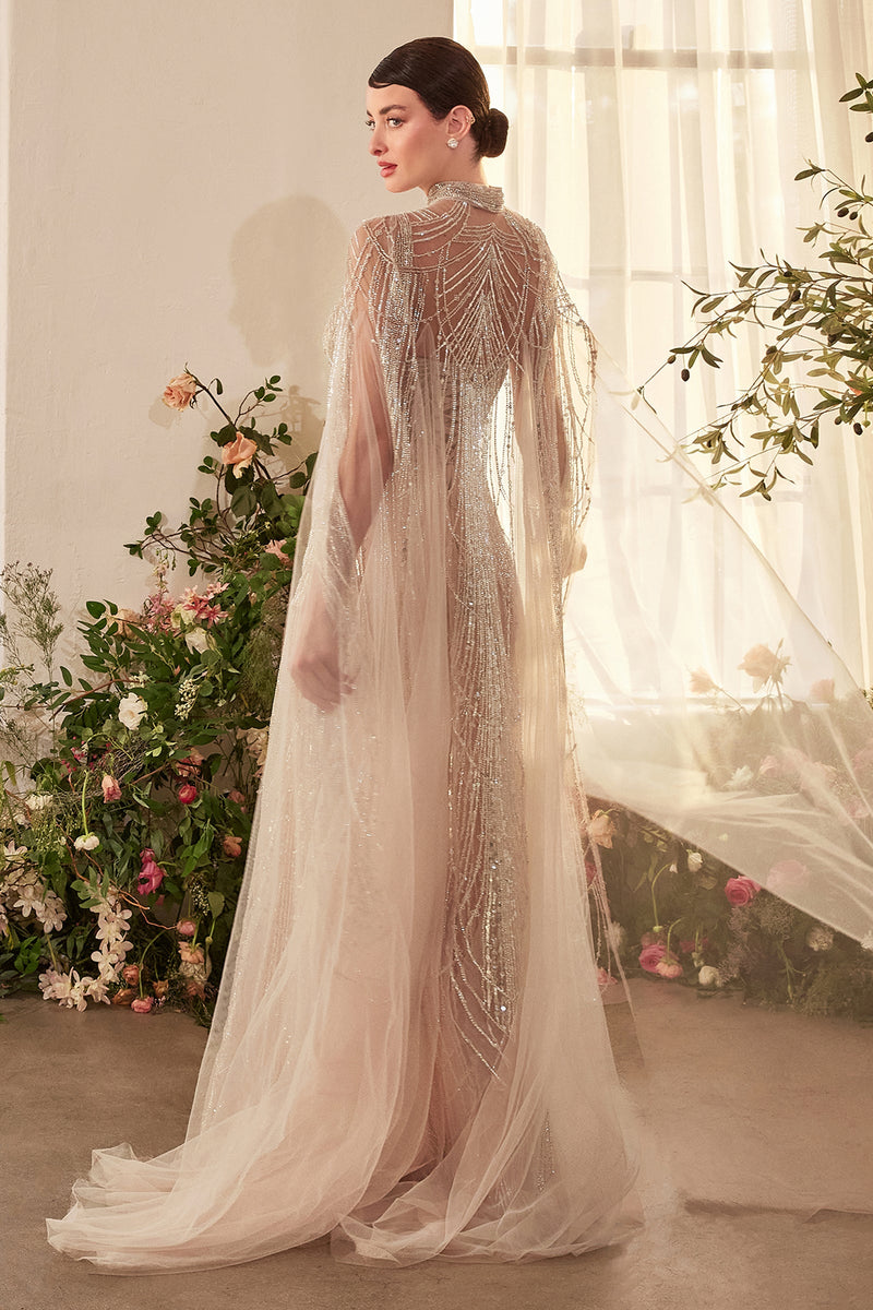 Andrea & Leo Couture A1411_CHAMPAGNE_back