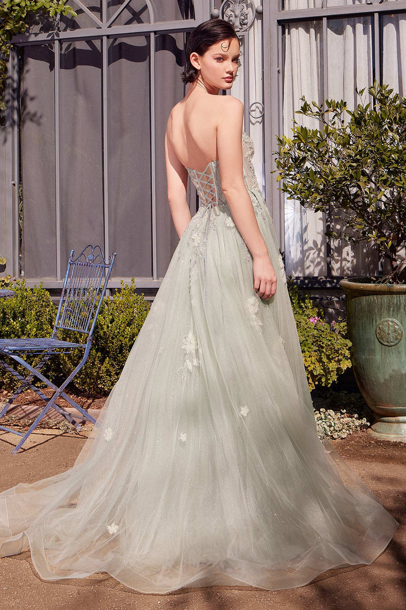 Andrea & Leo Couture A1418_SAGE_back