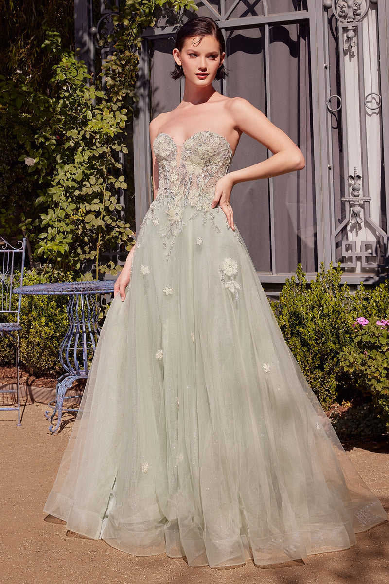 Andrea & Leo Couture A1418_SAGE_front