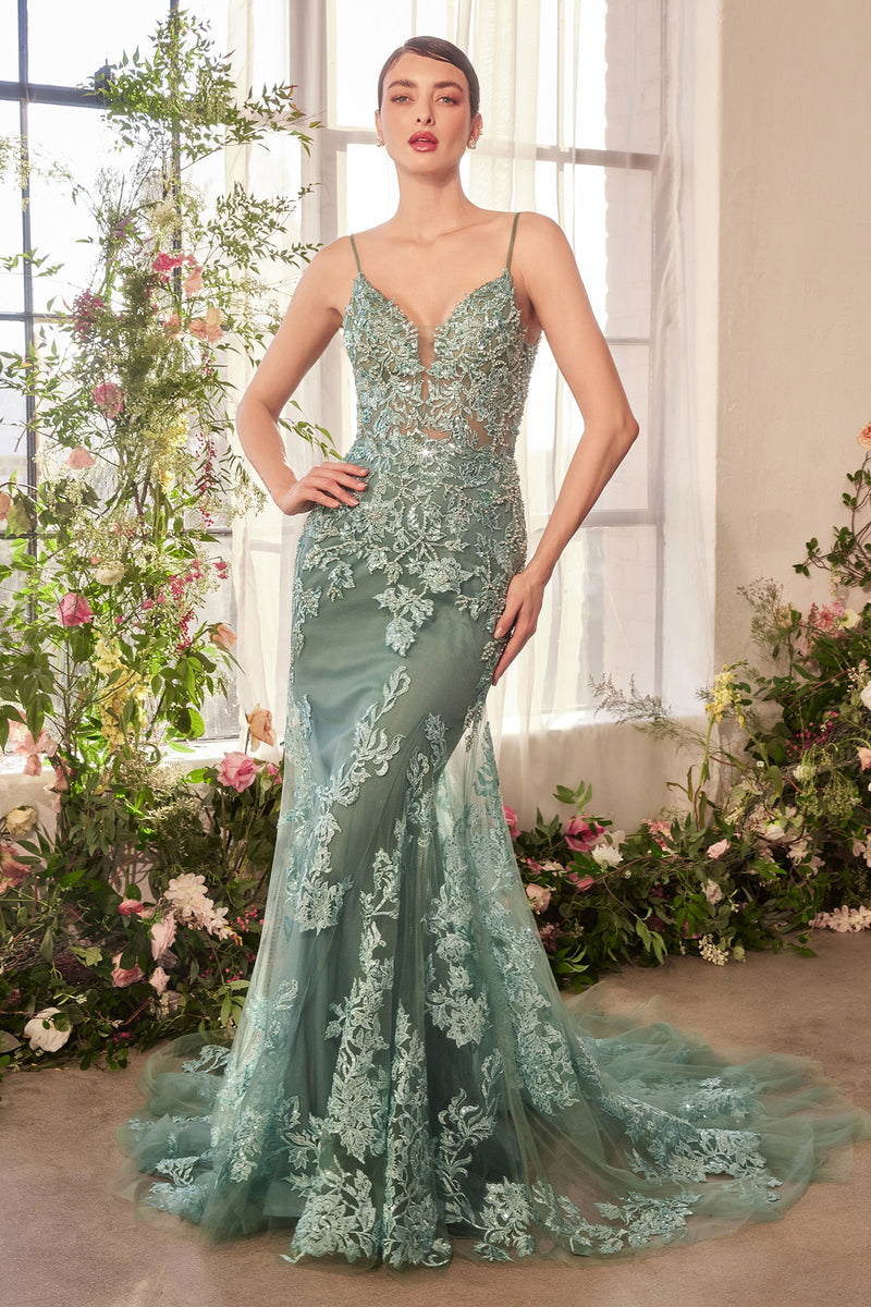 Andrea & Leo Couture A1421_SAGE_front