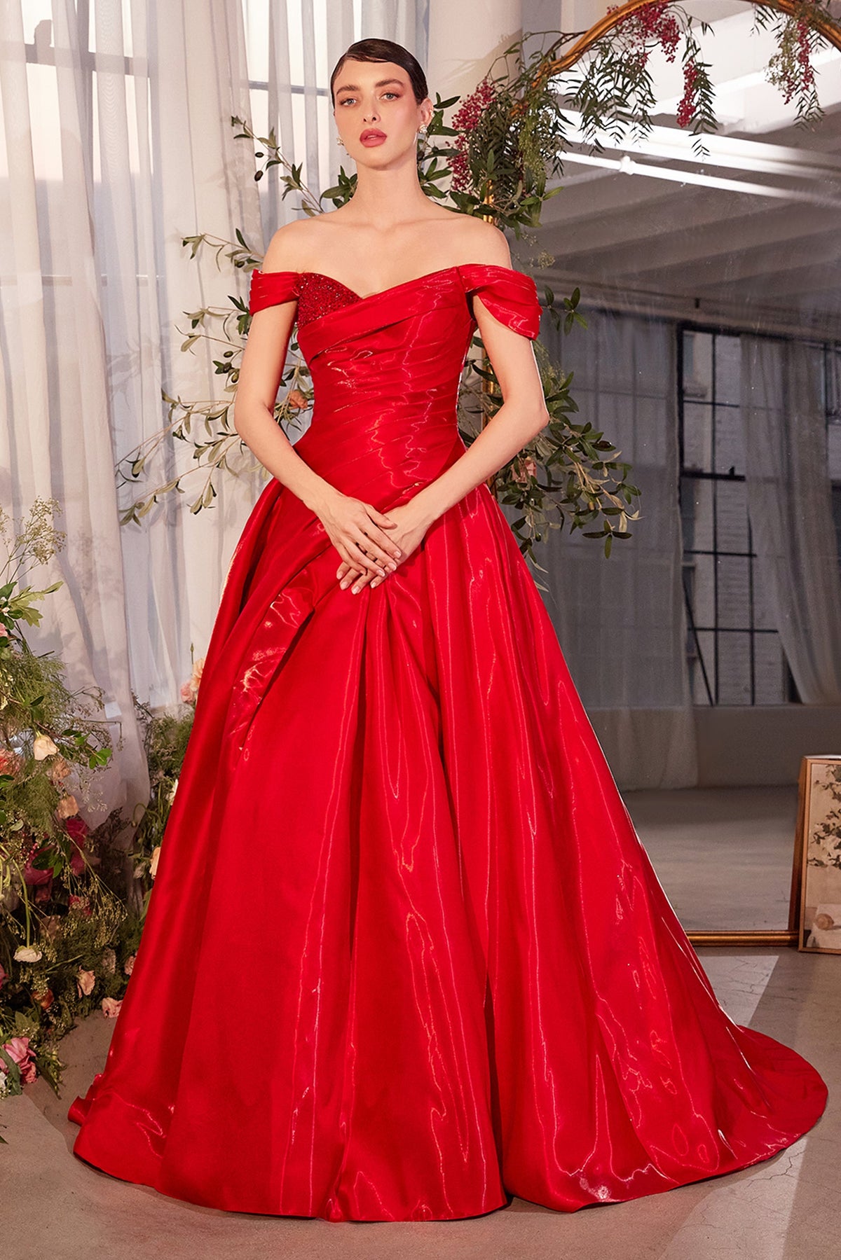 Andrea & Leo Couture A1424_RED_front