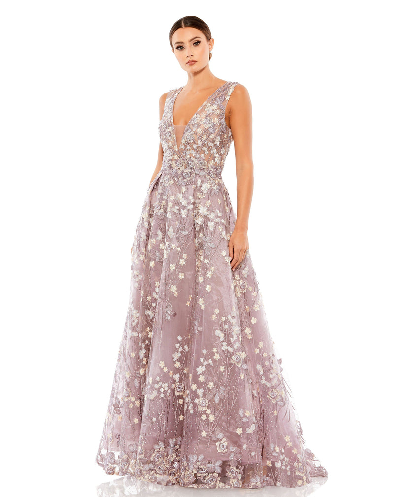 Mac Duggal A20131-Lilac-AB