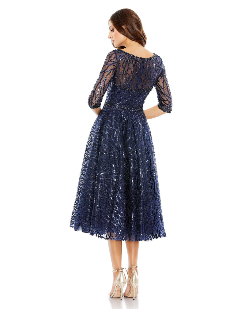 Mac Duggal A20252-Navy-BK