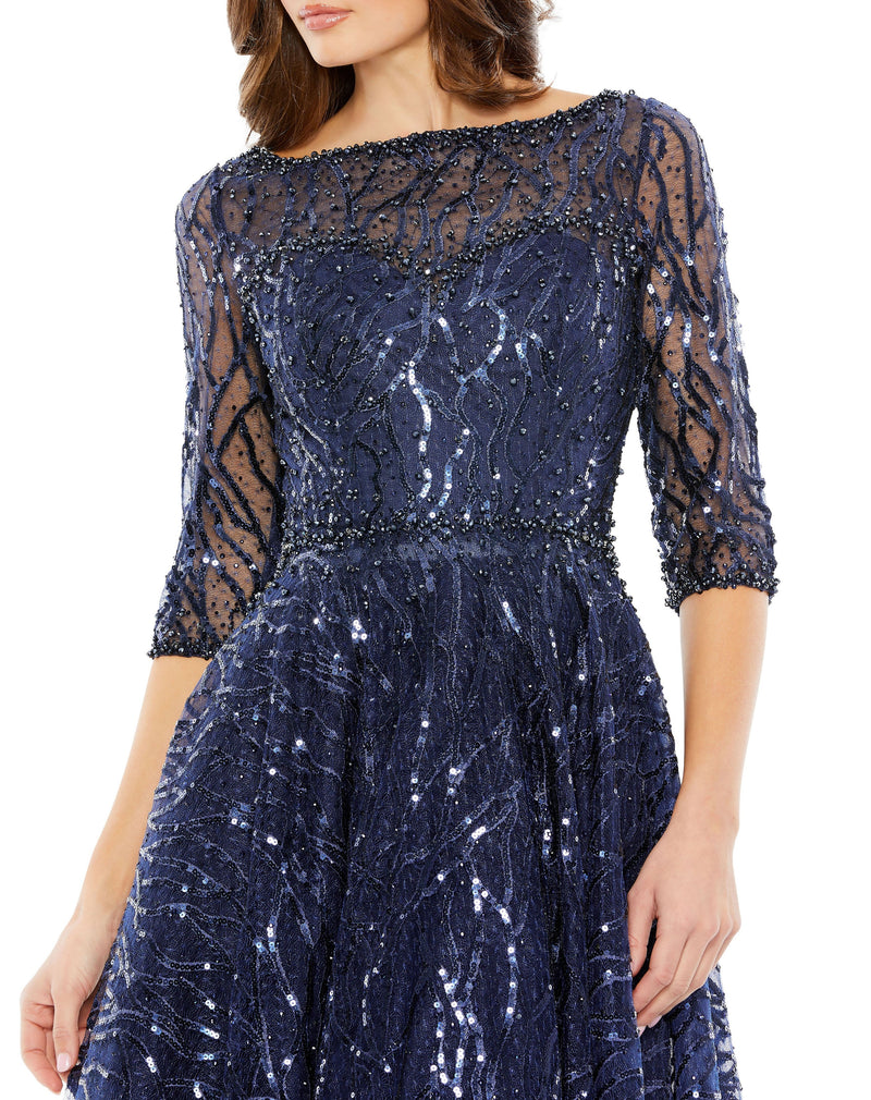 Mac Duggal A20252-Navy-CL