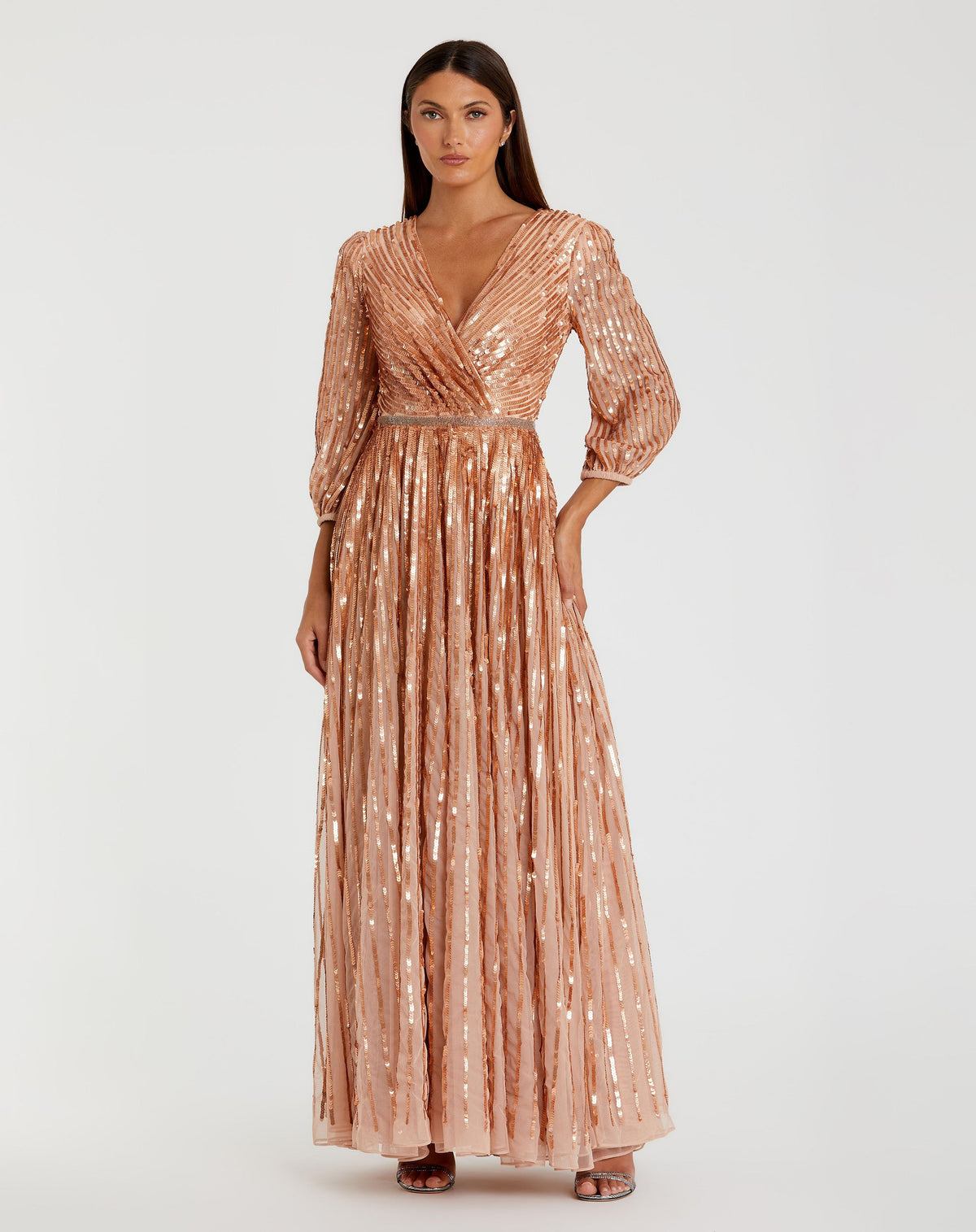 Mac Duggal A5509-Apricot-AB