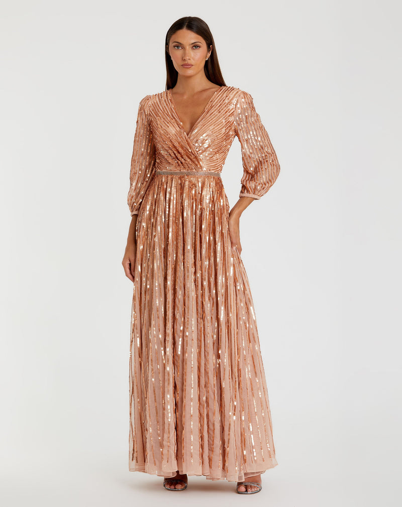 Mac Duggal A5509-Apricot-AB