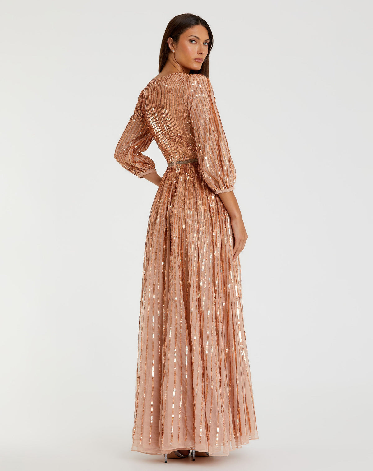 Mac Duggal A5509-Apricot-BK