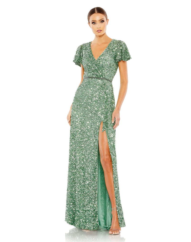 Mac Duggal A5540-Sage-AB