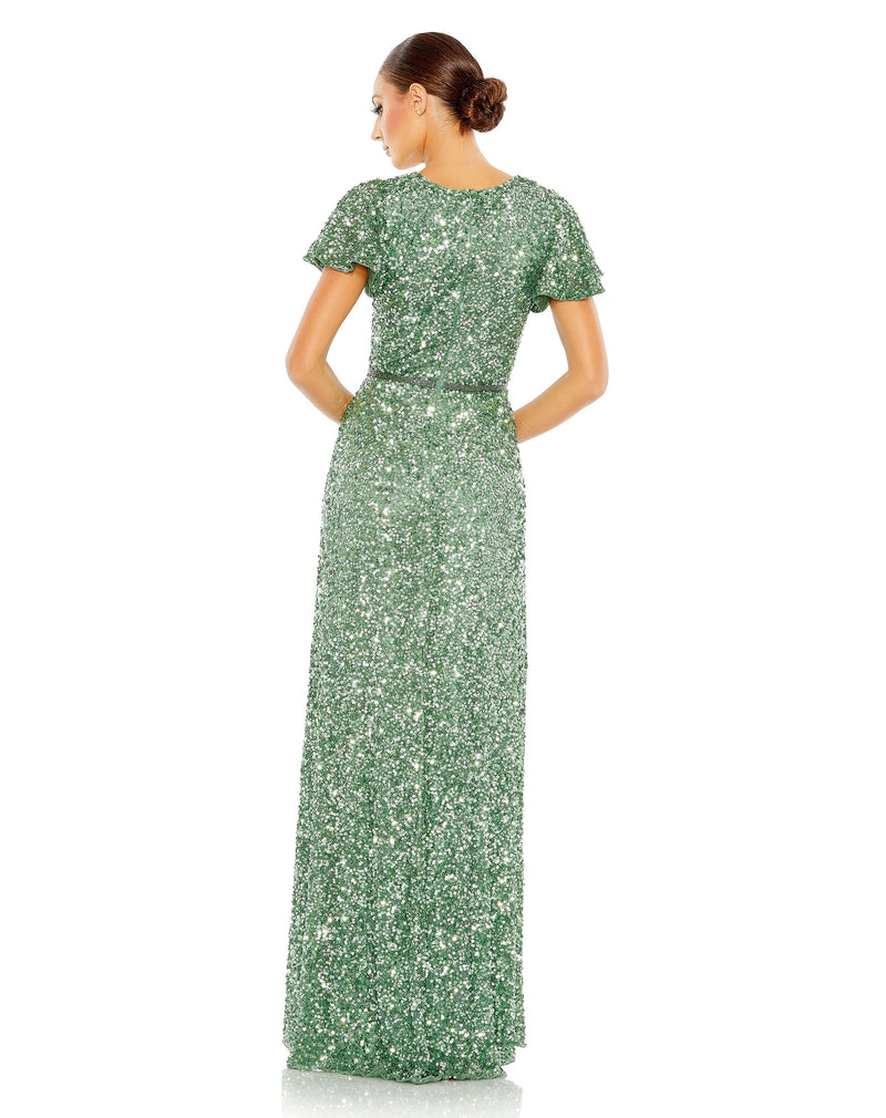 Mac Duggal A5540-Sage-BK