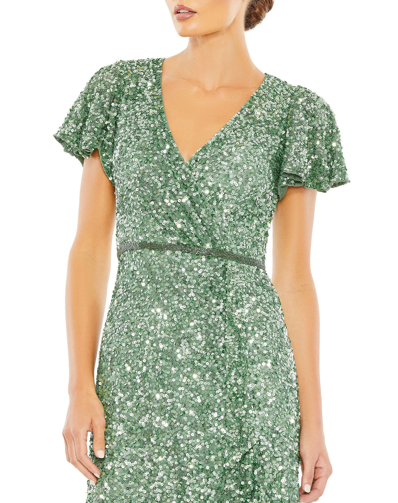 Mac Duggal A5540-Sage-CL