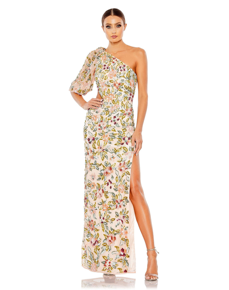 Mac Duggal A5567-NudeMulti-AB