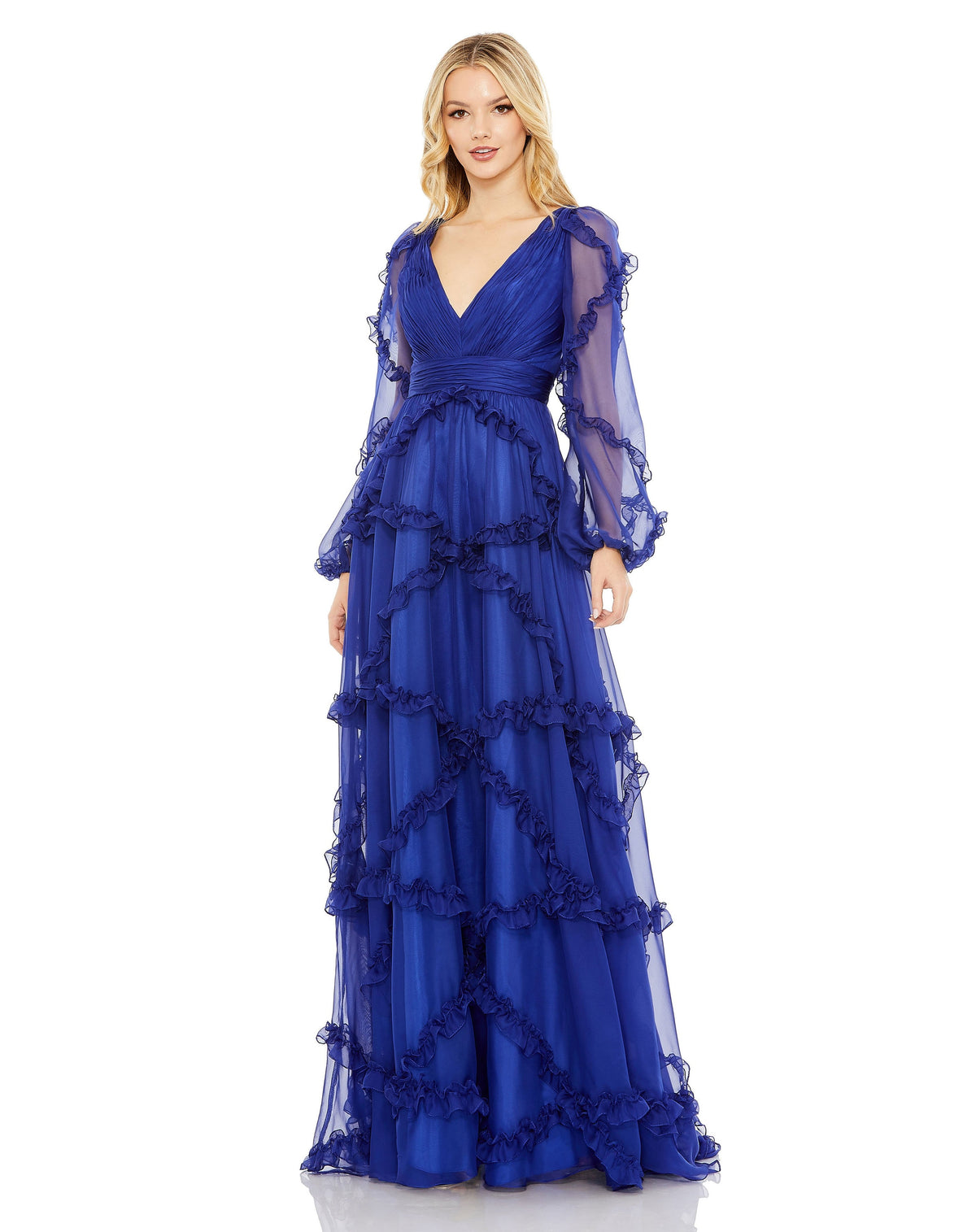 Mac Duggal A68223-Sapphire-AB