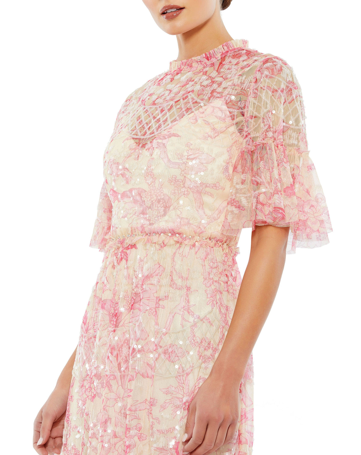 Mac Duggal A9148-BlushMulti-CL