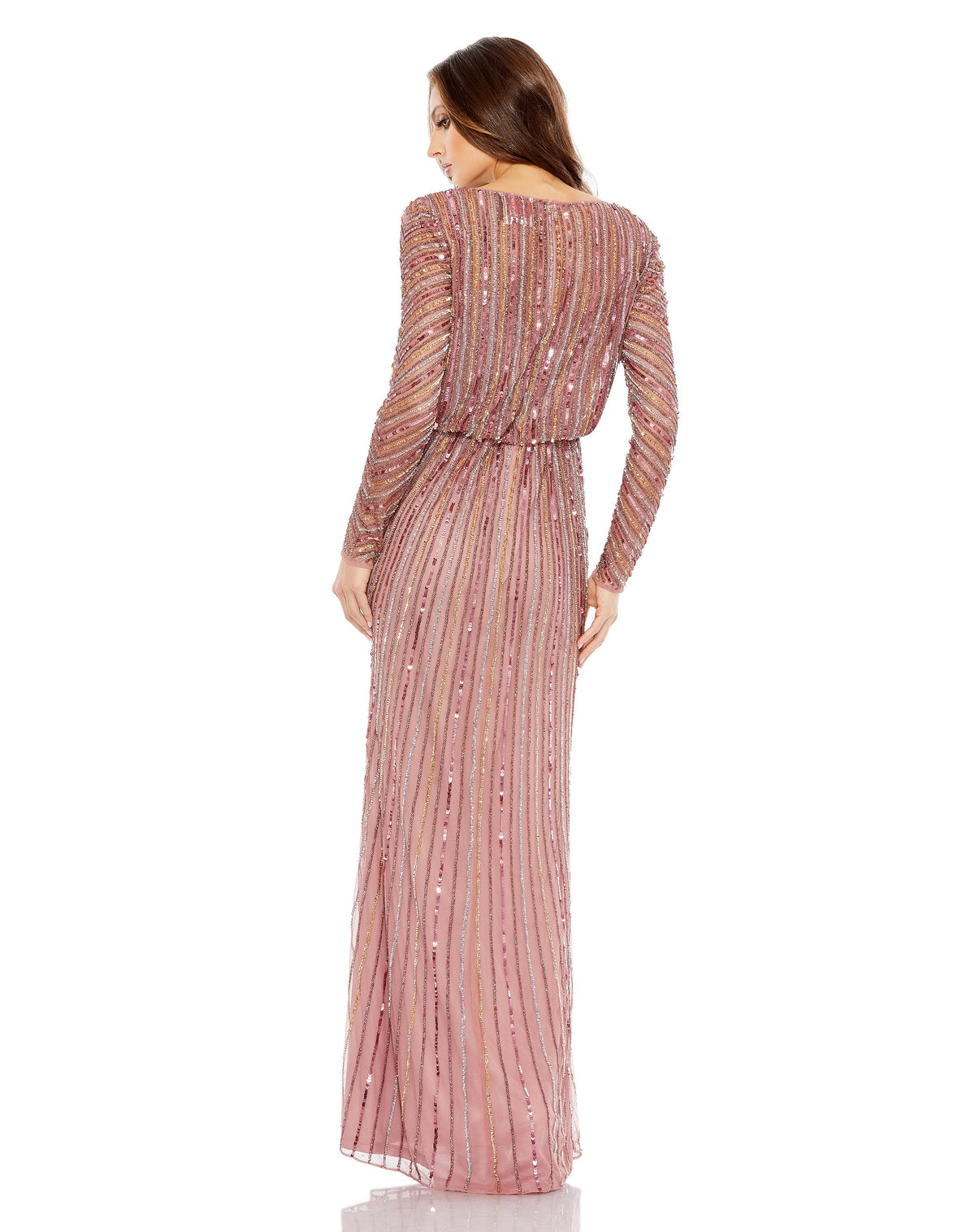 Mac Duggal A93647-Rosewood-BK