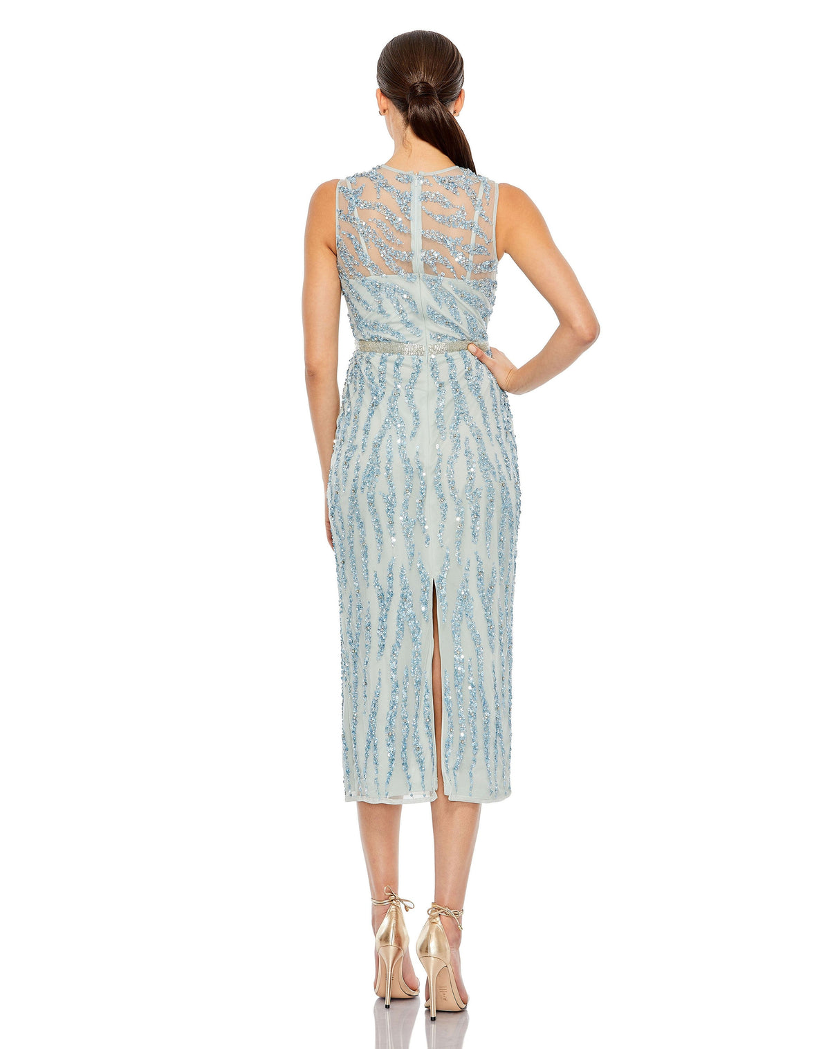 Mac Duggal A93765-IceBlue-BK