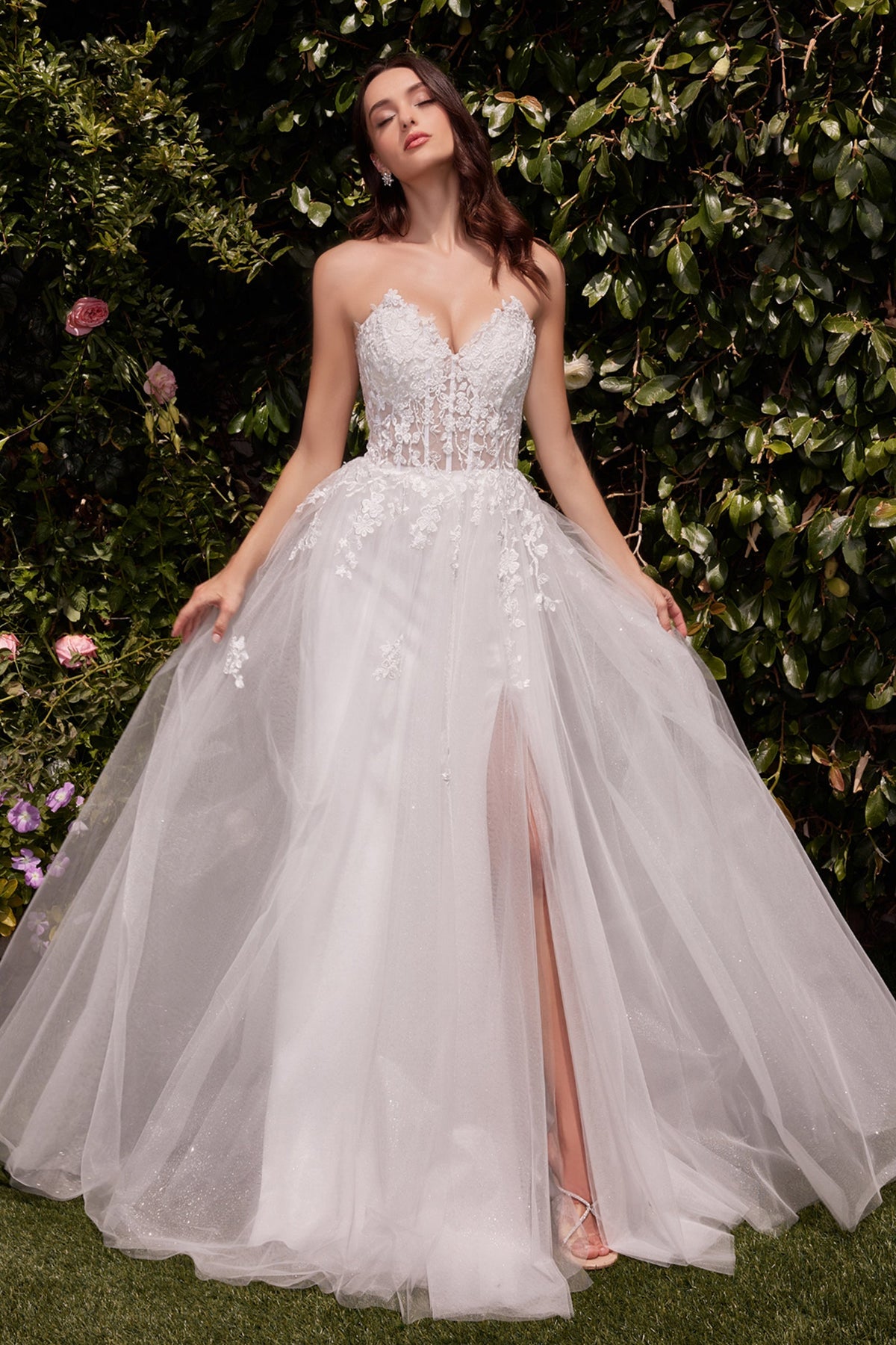 Ladivine by Cinderella Divine C148W_OFF_WHITE_FRONT