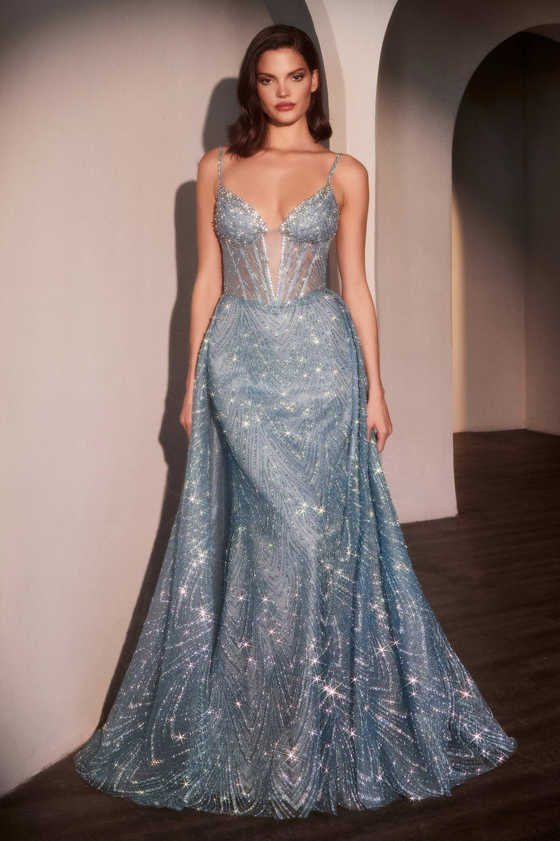 Ladivine by Cinderella Divine C167_DUSTY-BLUE_FRONT