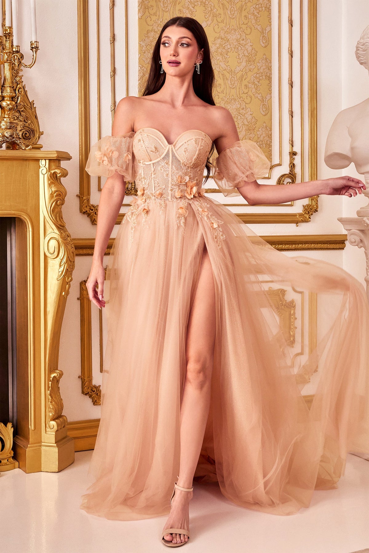 Ladivine by Cinderella Divine CB080_BLUSH_FRONT