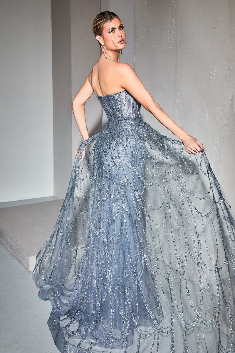 Ladivine by Cinderella Divine CB095_smokyblue_1