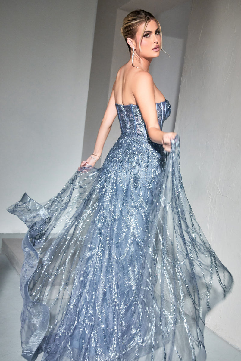 Ladivine by Cinderella Divine CB095_smokyblue_2