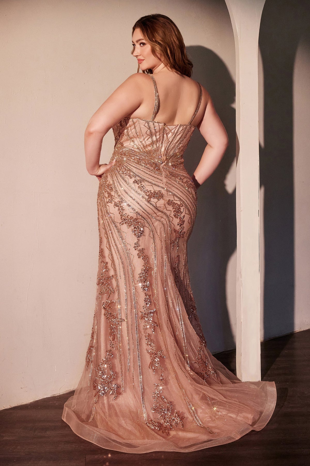 Ladivine by Cinderella Divine CC0389C_ROSE-GOLD_BACK