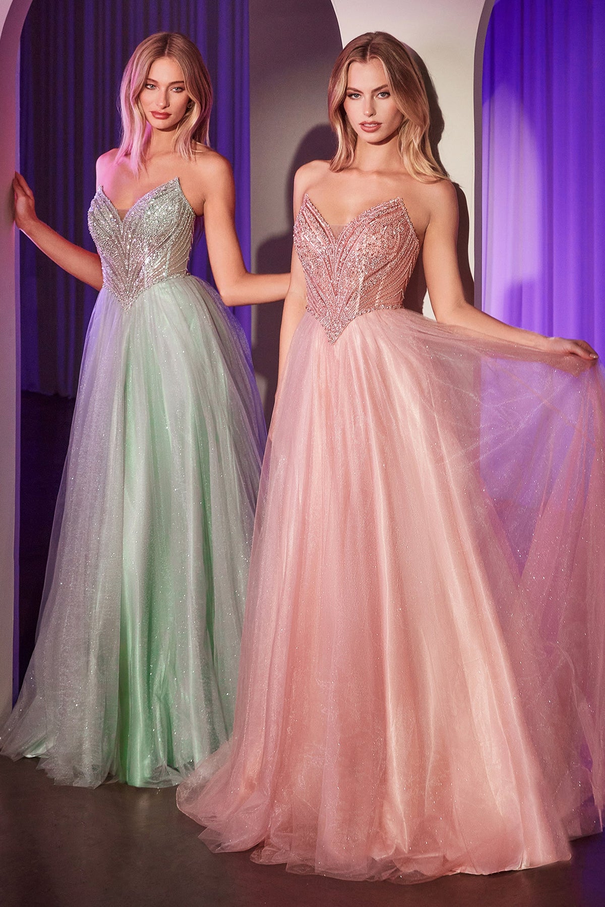 Ladivine by Cinderella Divine CC415_SAGE-BLUSH_1