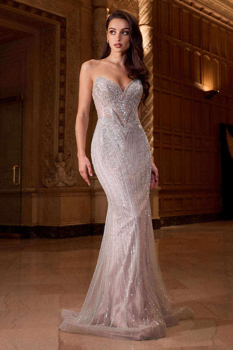 Ladivine by Cinderella Divine CC416_SILVER-NUDE_FRONT