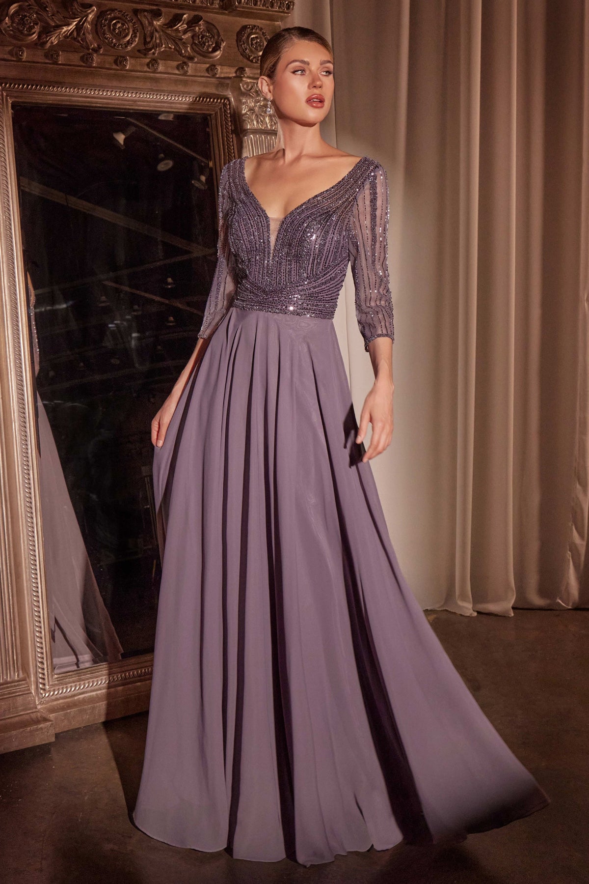 Ladivine by Cinderella Divine CC446_ENGLISH_VIOLET_FRONT