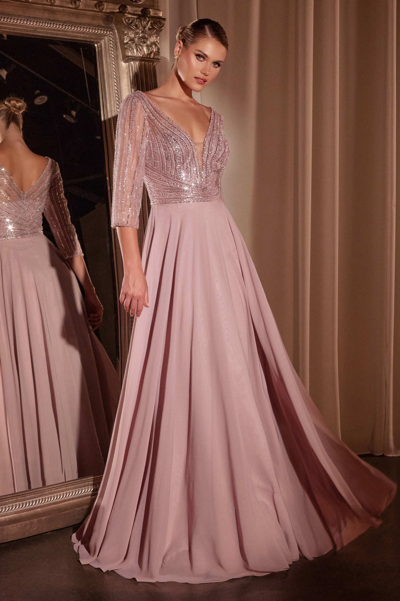 Ladivine by Cinderella Divine CC446_MAUVE_FRONT