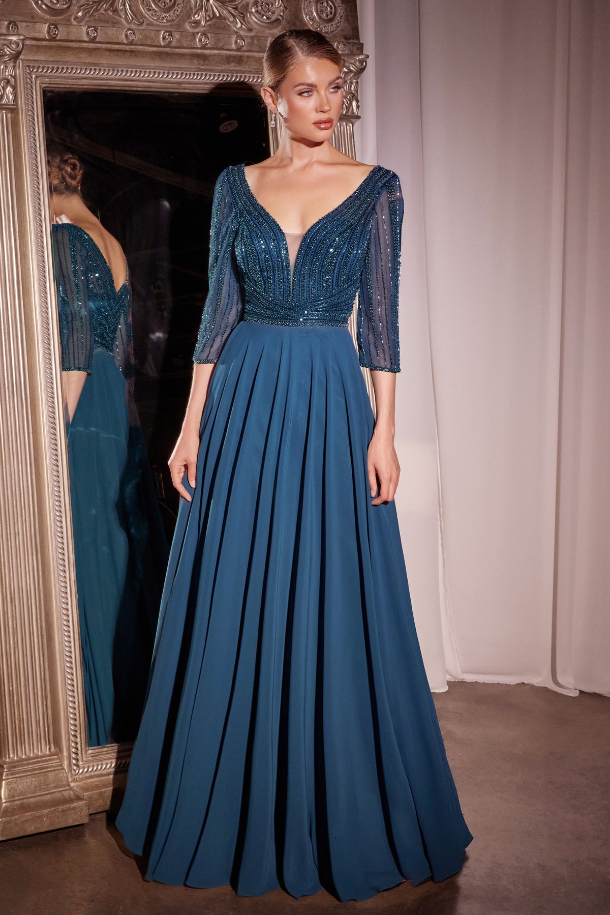 Ladivine by Cinderella Divine CC446_PEACOCK_FRONT