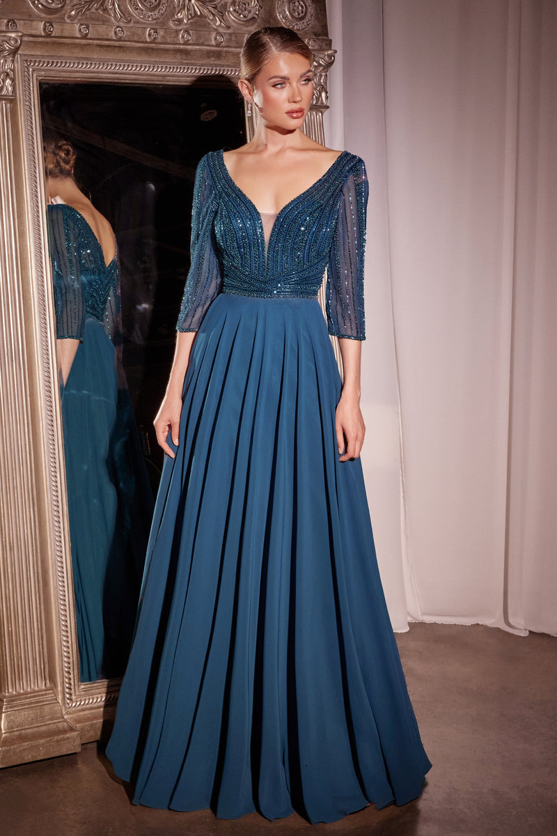 Ladivine by Cinderella Divine CC446_PEACOCK_FRONT