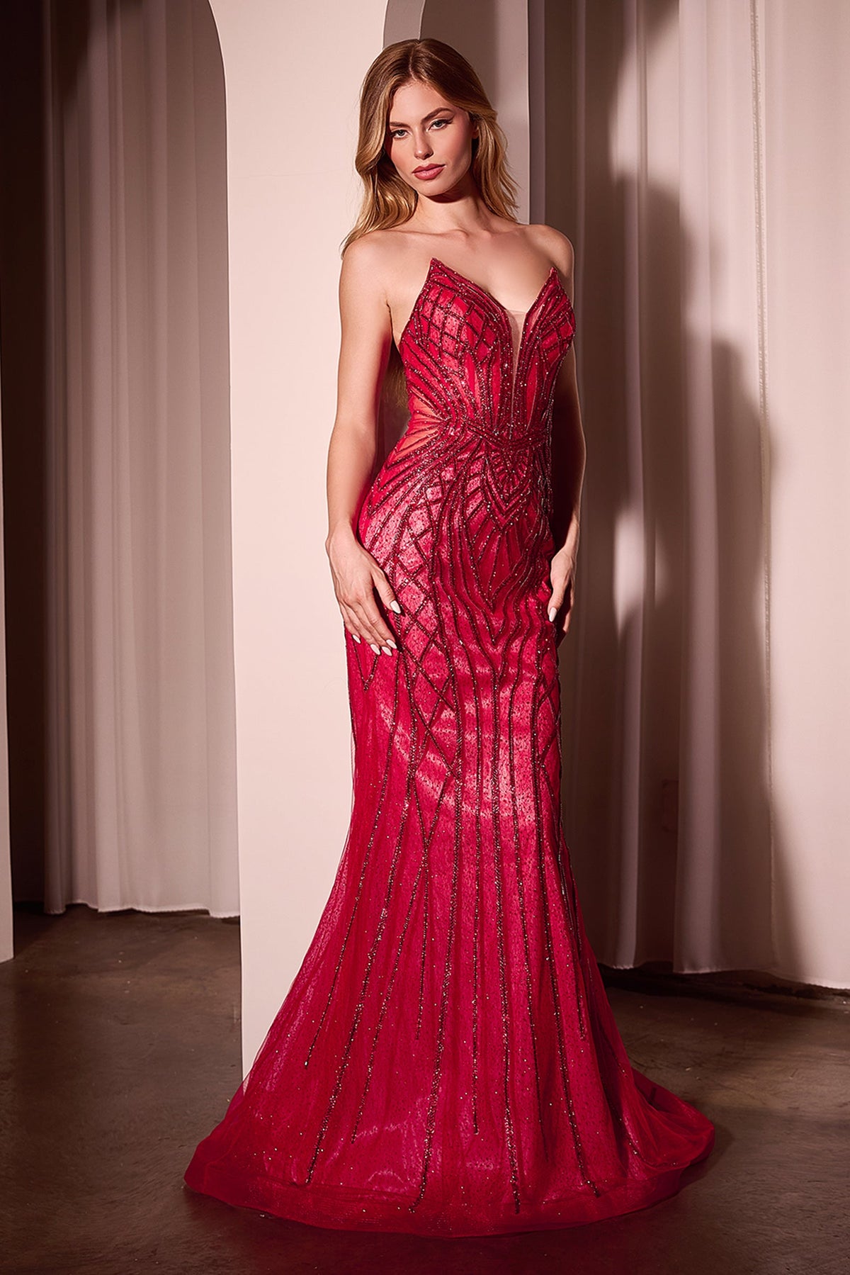 Ladivine by Cinderella Divine CC6018_red_front