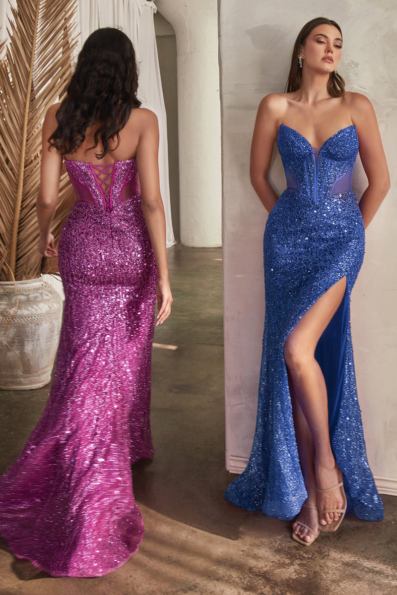 Ladivine by Cinderella Divine CD0227_amethyst_deepblue_3