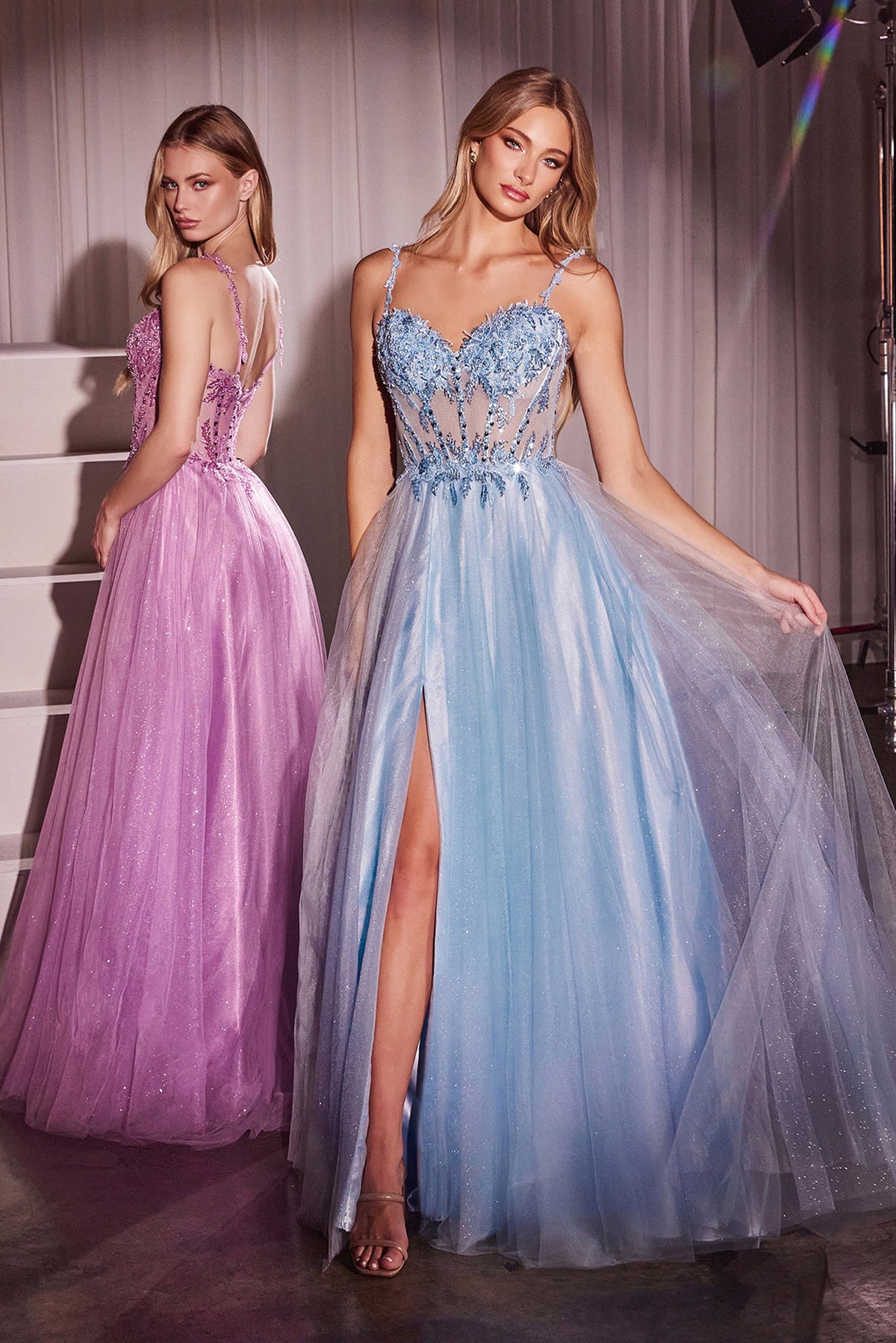 Ladivine by Cinderella Divine CD0234_LT_BLUE_FRONT