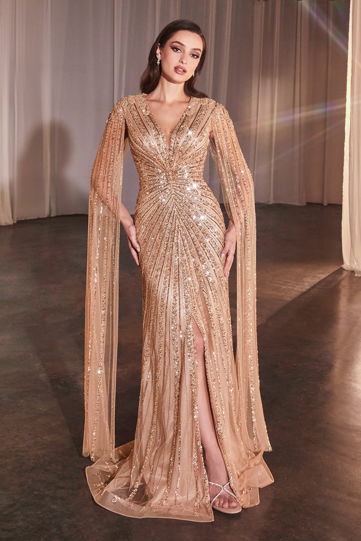 Ladivine by Cinderella Divine CD0239_MOCHA-GOLD_FRONT