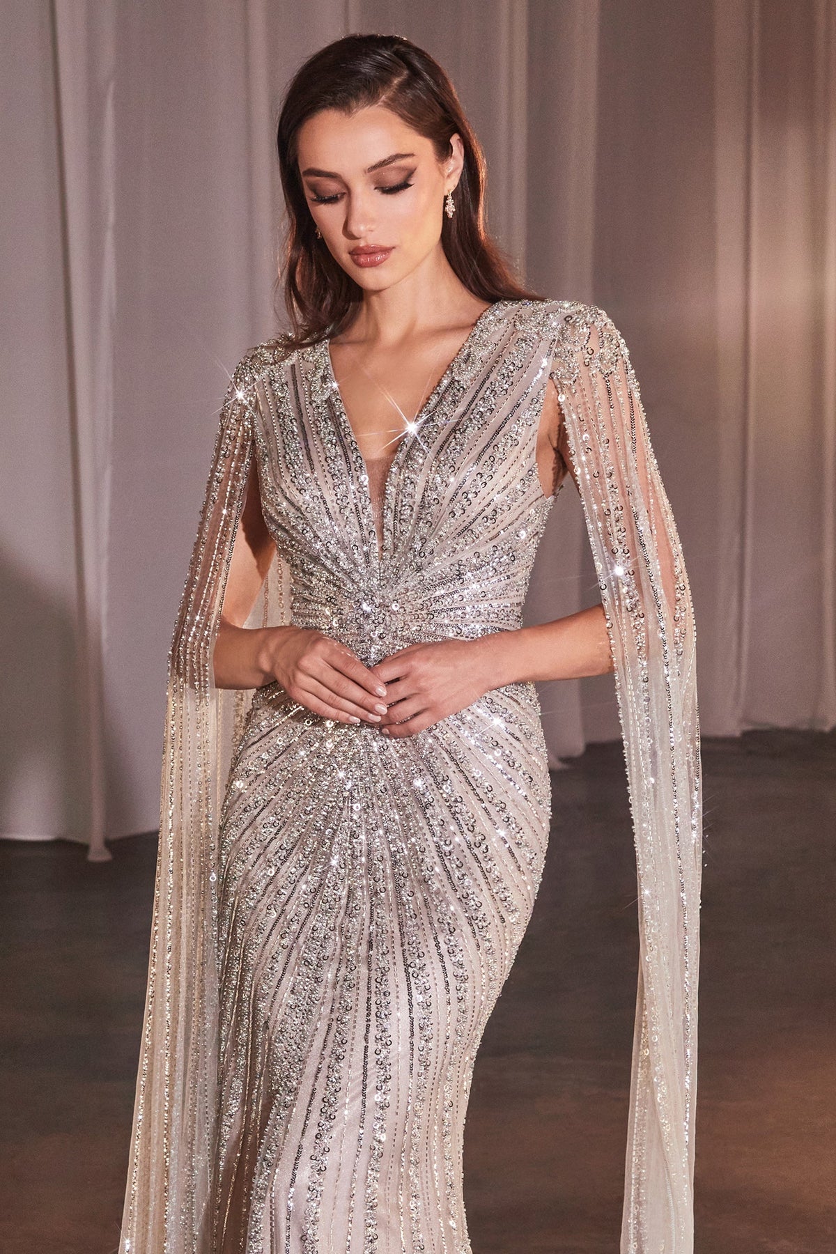 Ladivine by Cinderella Divine CD0239_SILVER-NUDE_2