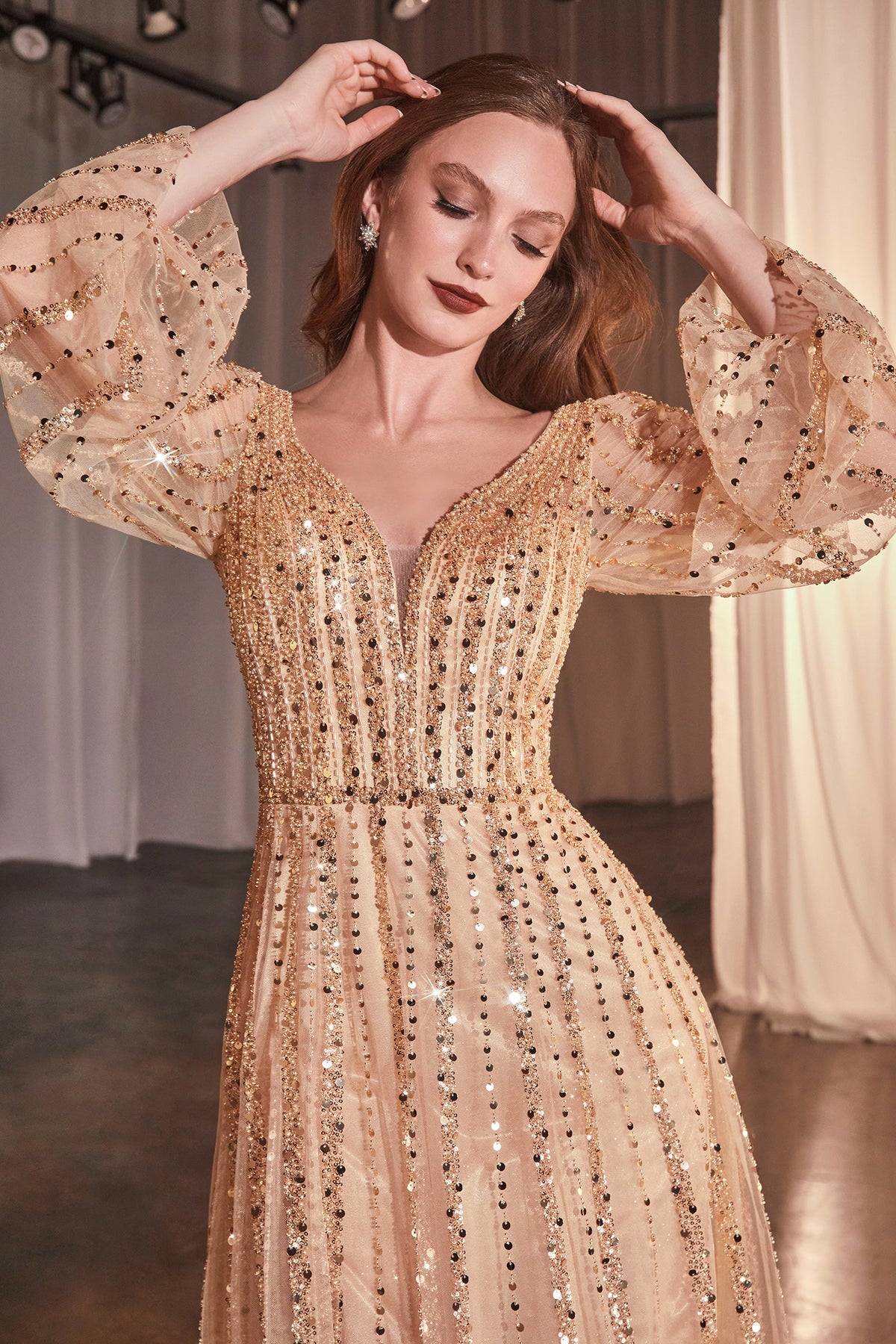 Ladivine by Cinderella Divine CD0240_CHAMPAGNE-GOLD_1
