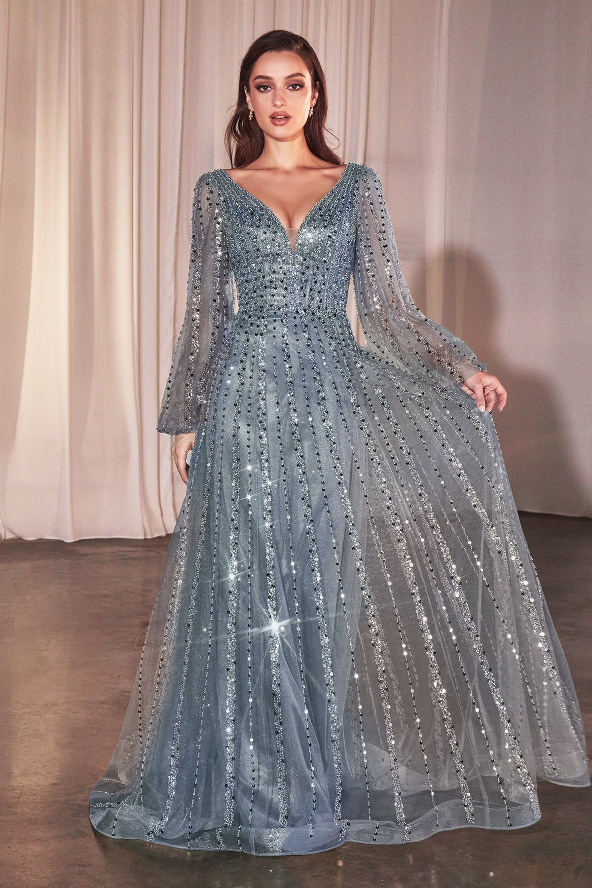 Ladivine by Cinderella Divine CD0240_smoky-blue_front