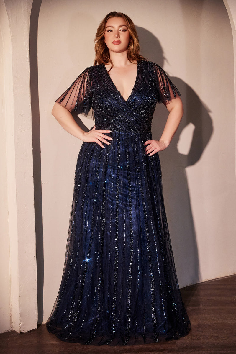 Ladivine by Cinderella Divine CD0241_navy_FRONT