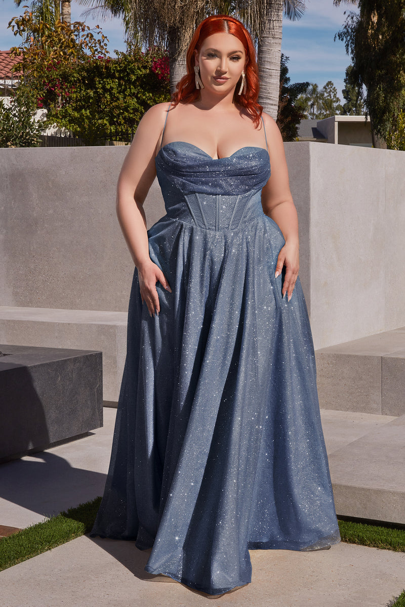 Ladivine by Cinderella Divine CD252C_smokyblue