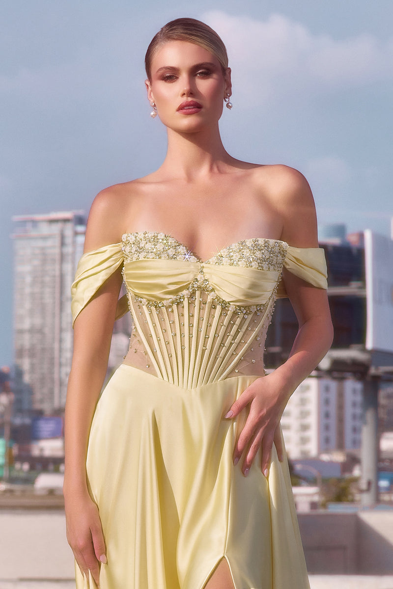 Ladivine by Cinderella Divine CD297_LT-YELLOW_1
