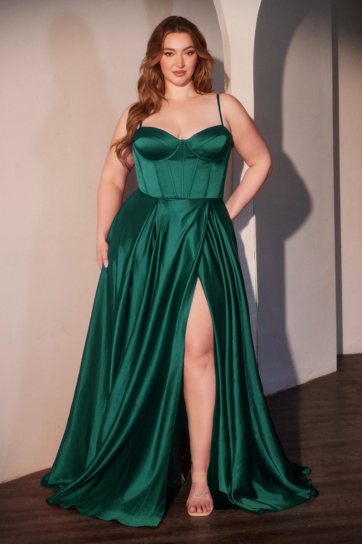 Ladivine by Cinderella Divine CD337C_EMERALD_FRONT