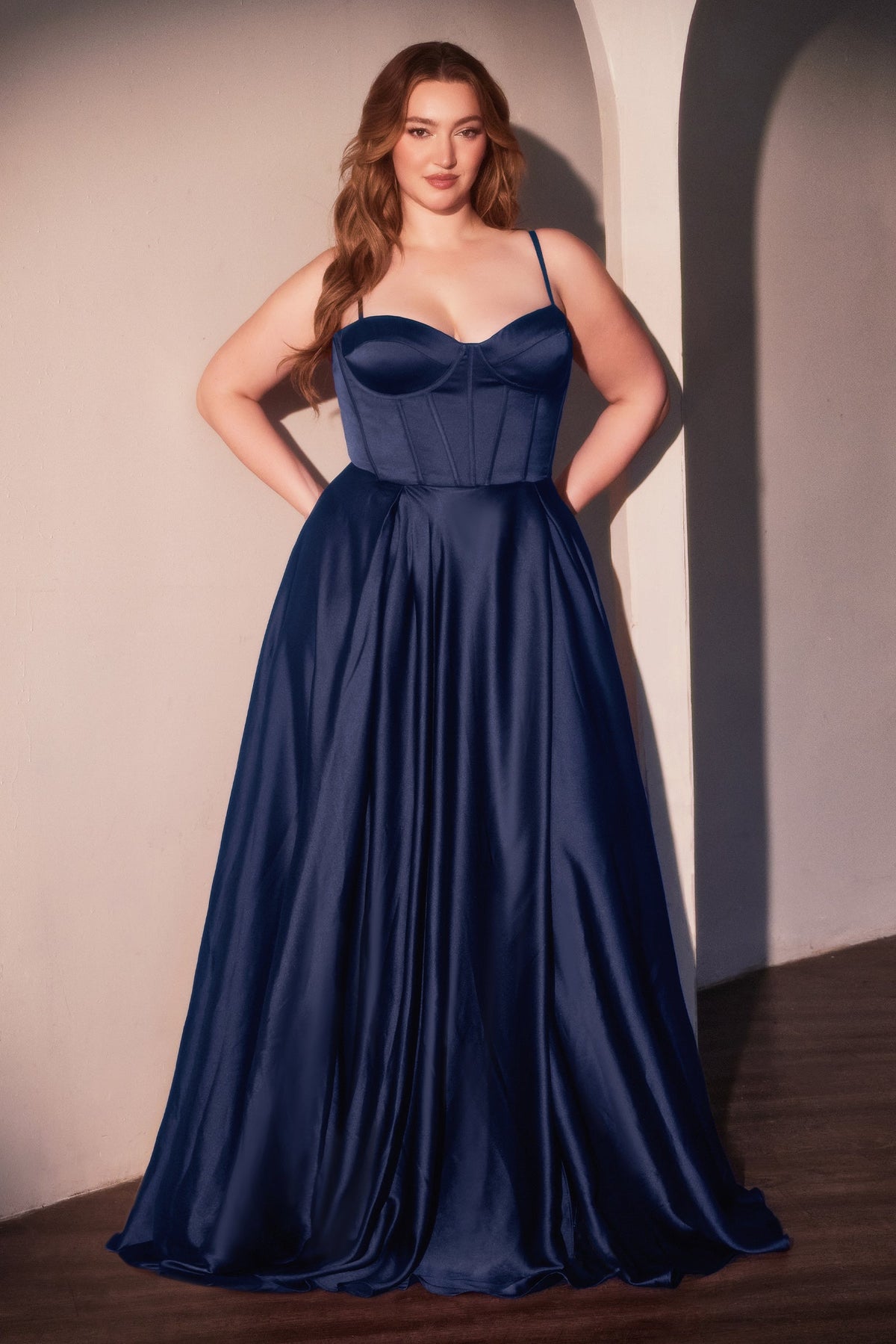 Ladivine by Cinderella Divine CD337C_NAVY_FRONT
