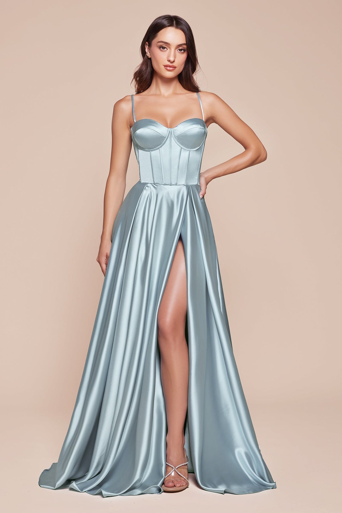 Ladivine by Cinderella Divine CD337_LT-BLUE_FRONT
