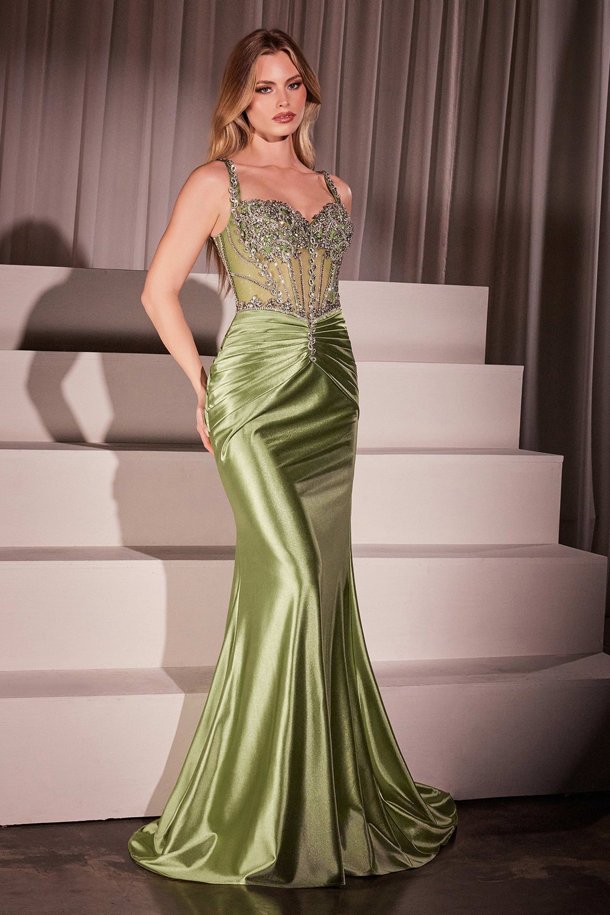 Ladivine by Cinderella Divine CD757_GREENERY_FRONT