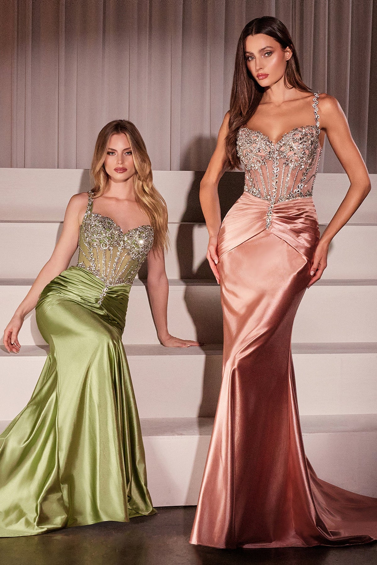 Ladivine by Cinderella Divine CD757_ROSE-GOLD-GREENERY